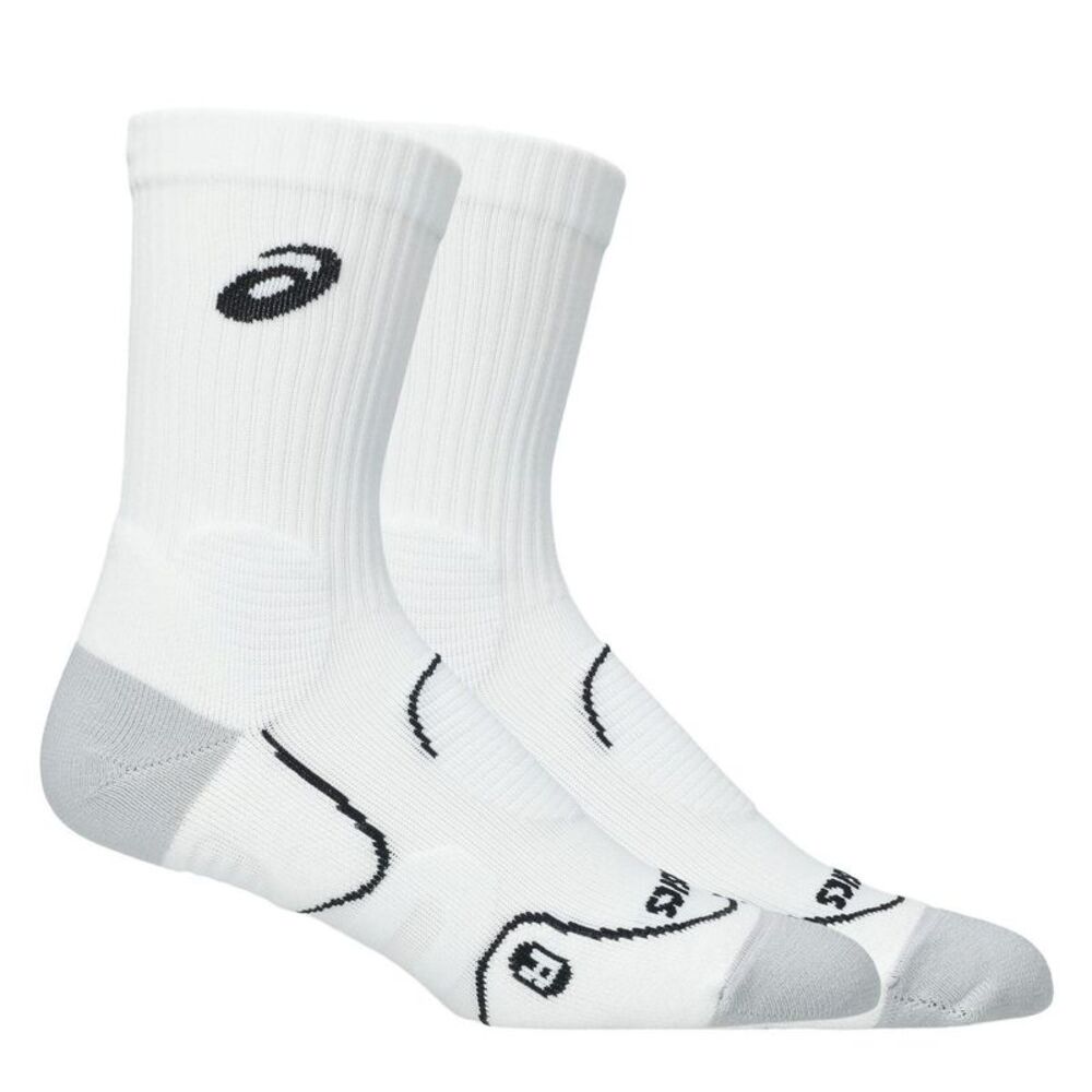 Asics Unisex Adult Crew Socks / Brilliant White